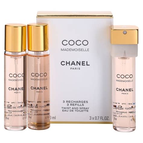 chanel coco mademoiselle eau de toilette 3x20ml